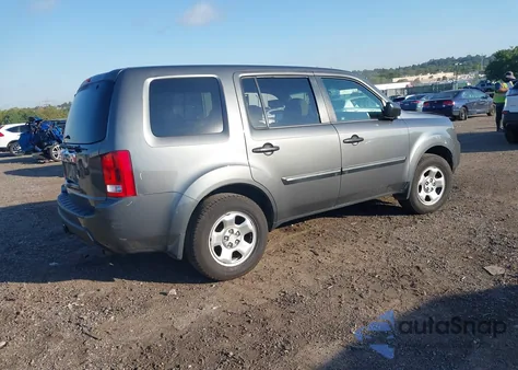 2010 Honda Pilot Lx from USA, damaged, VIN 5FNYF4H2XAB003957